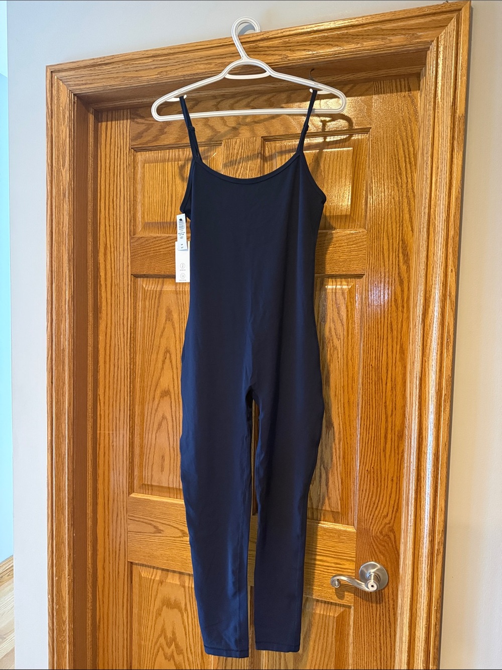 Aritzia Navy Slim Tank Jumpsuit